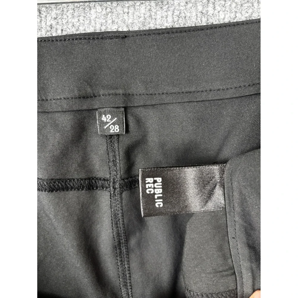 Public Rec  Pants Mens 43x26 Black All Day Every Day Polyester 5-Pocket Trousers